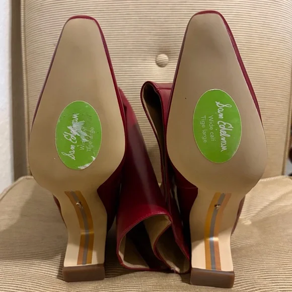 🎉NWOT Sam Edelman Sylvia Leather Knee-High Dress Boots - Size 9 - Picture 11 of 17